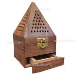 بخور سوز چوبی بزرگ کشو دار